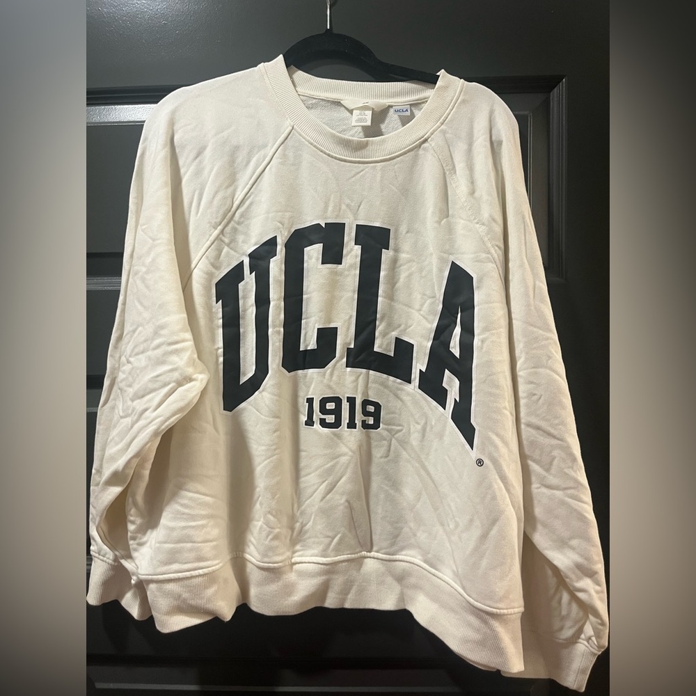 H&M cream UCLA sweatshirt